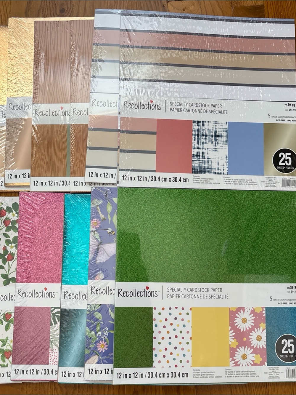 Recollections Green Specialty Cardstock Paper Pack - Assorted Colors